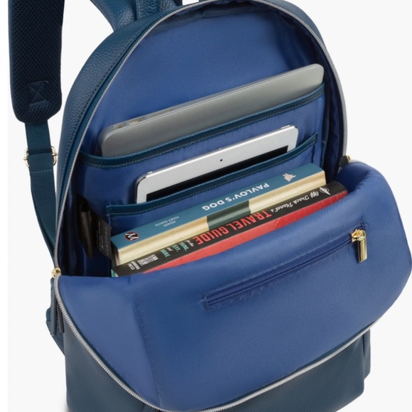 Swissgear Faux Leather Laptop Backpack - Picture 6 of 7